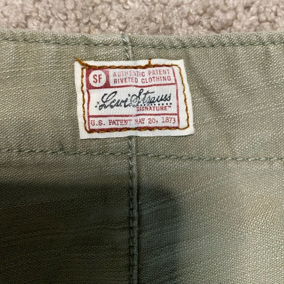 Vintage green jean shorts - Picture 4 of 4